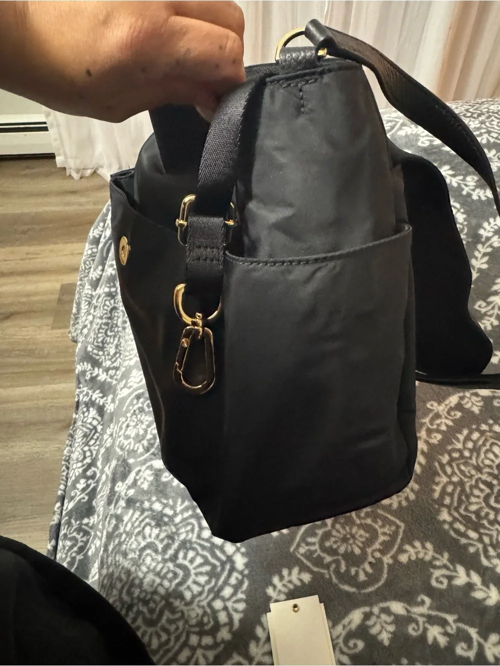 Tory Burch Black Nylon Shoulder Bag